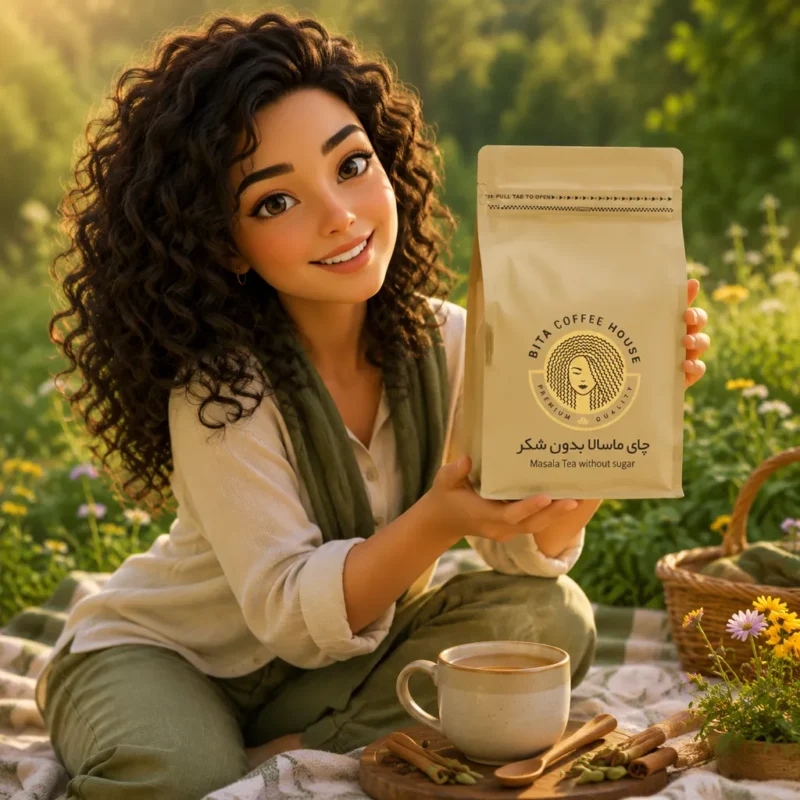 چای ماسالا بدون شکر (500 گرمی)