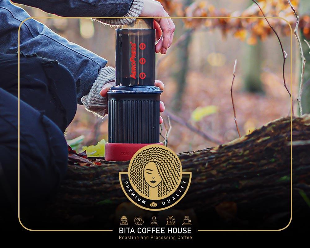 دم آوری قهوه با آئروپرس - AeroPress