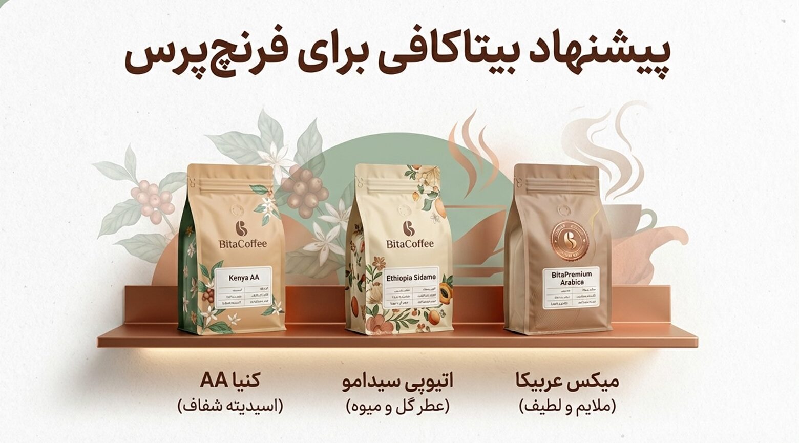 پیشنهاد بیتاکافی برای فرنچ پرس