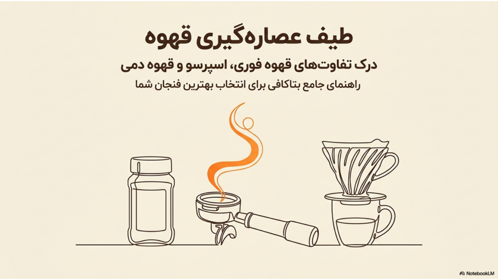 تفاوت قهوه فوری، اسپرسو و قهوه دمی چیست؟