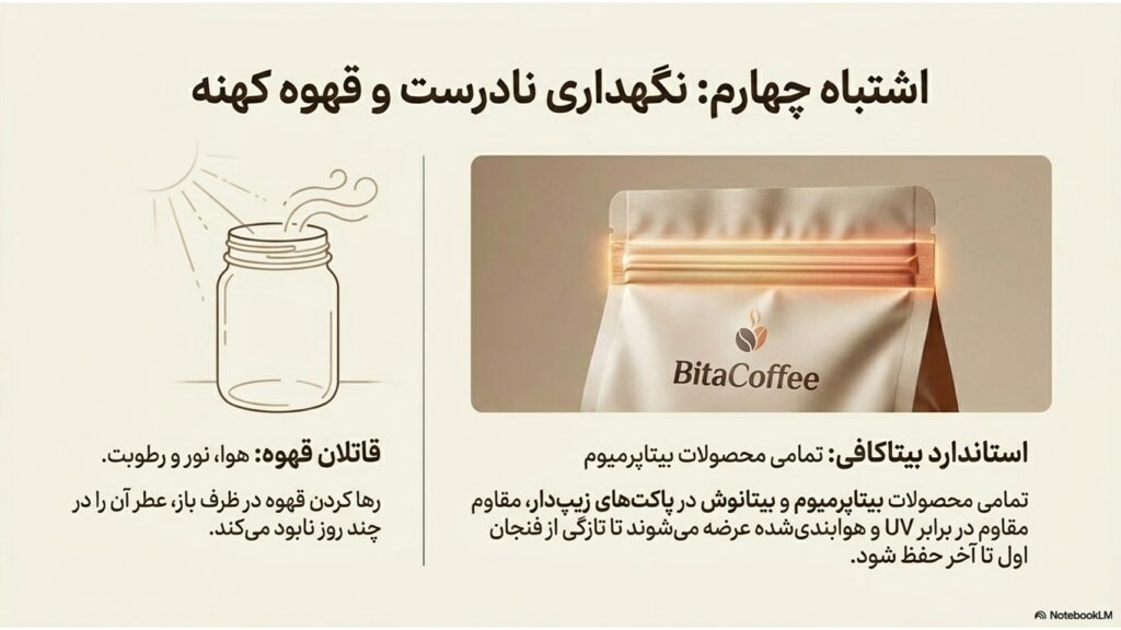 ۷ اشتباه رایج که باعث میشود قهوه خانگی شما بدطعم شود