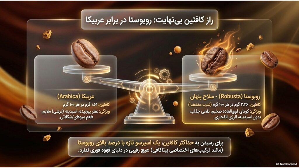 کافئین-بیشتر-اسپرسو-یا-قهوه-فوری؟