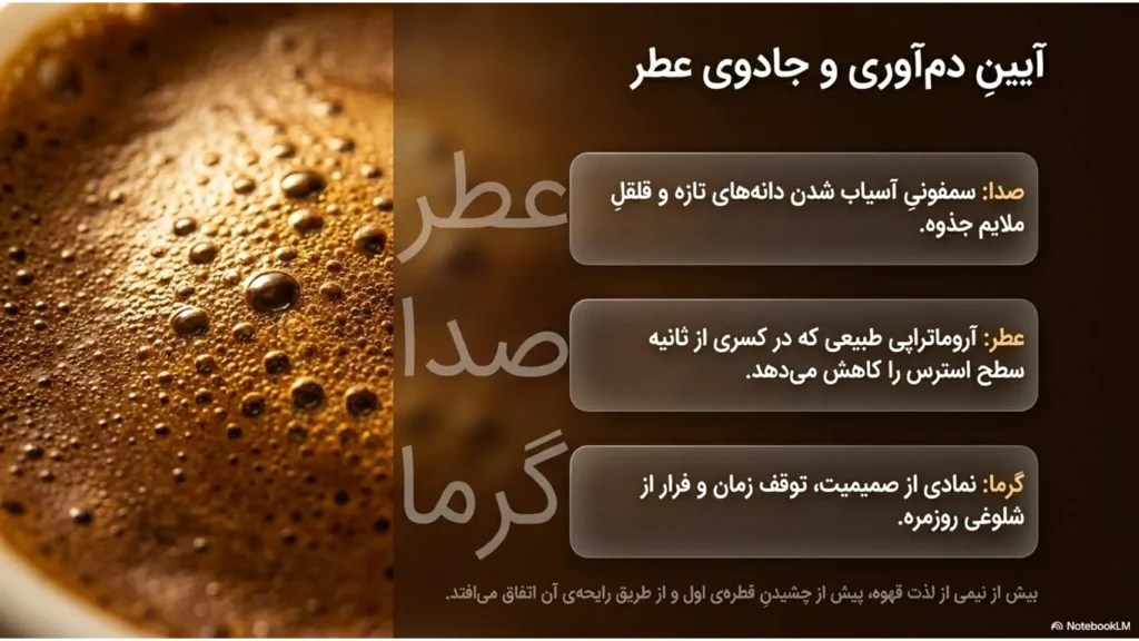 چرا قهوه حالمون رو بهتر می‌کنه؟ علم، احساس و جادوی یک فنجان