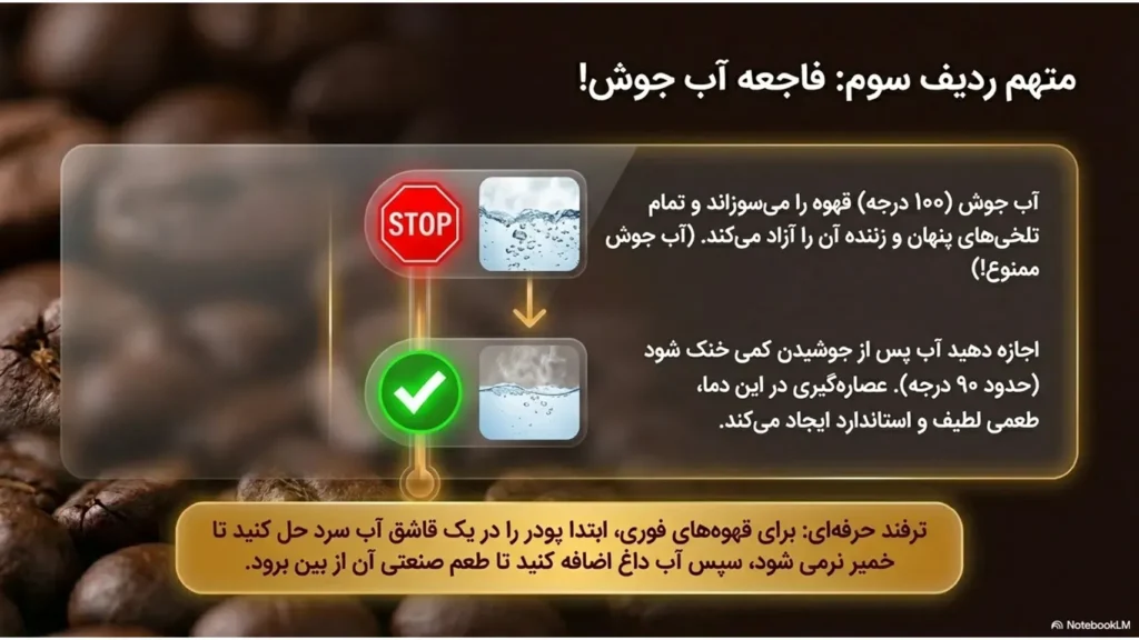 چرا قهوه تلخ است؟ راهنمای طعم و انتخاب درست