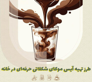 طرز تهیه آیس موکای شکلاتی حرفه‌ای در خانه (بدون دستگاه)