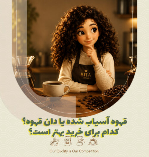 قهوه آسیاب شده یا دان قهوه؟ کدام برای خرید بهتر است؟